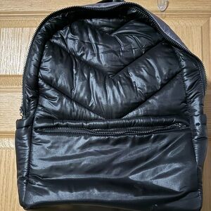 Athleta Gray Quilted Backpack